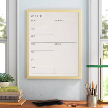 Wade Logan® Wall Mounted Dry Erase Board & Reviews | Wayfair
