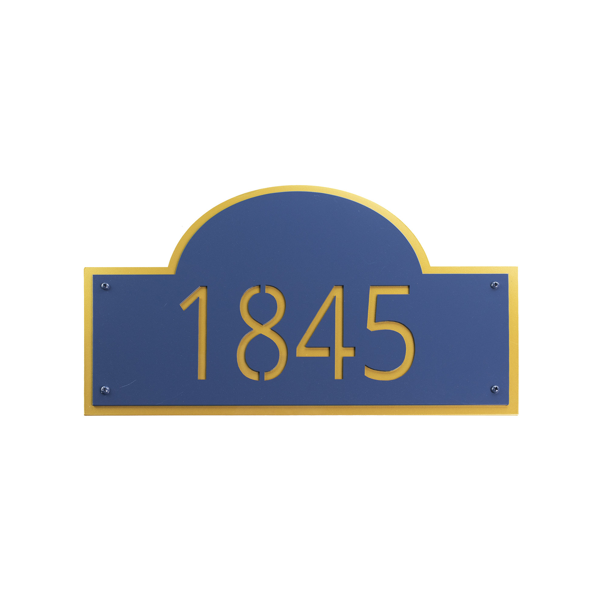 Montague Metal Products Classic One Line Address Plaque Wayfair