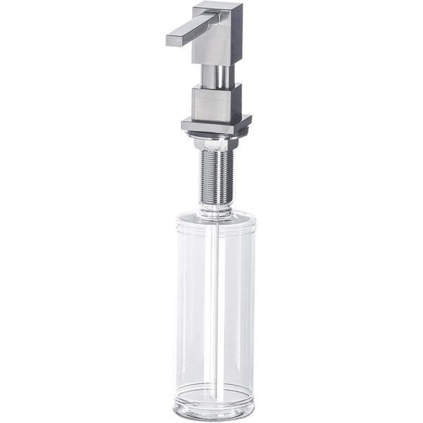 Tablecraft 710ml Squeeze Dispenser Bottles - 6 Pack Natural Plastic Condiment Containers