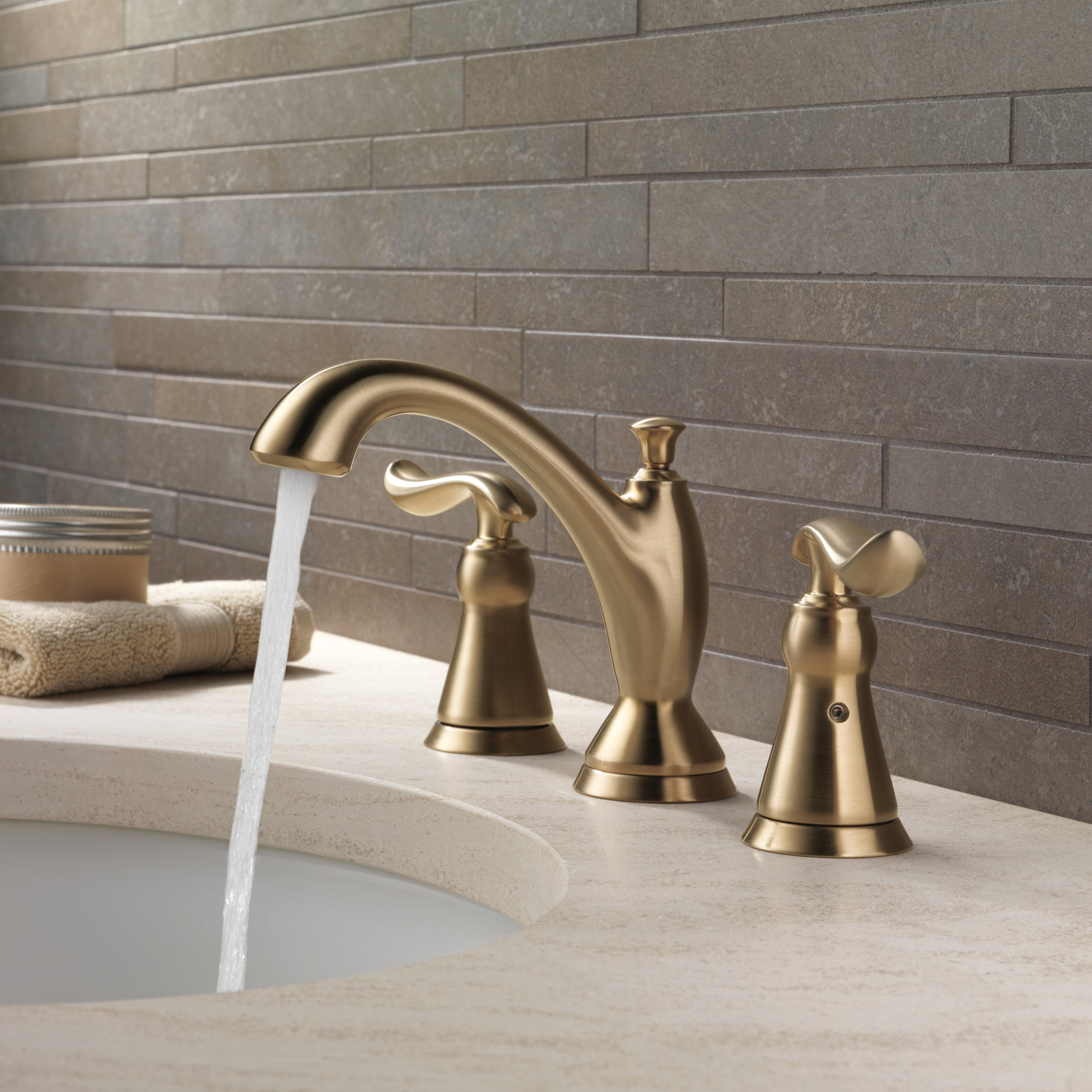 Delta Brushed Bronze Bathroom Faucet Rispa