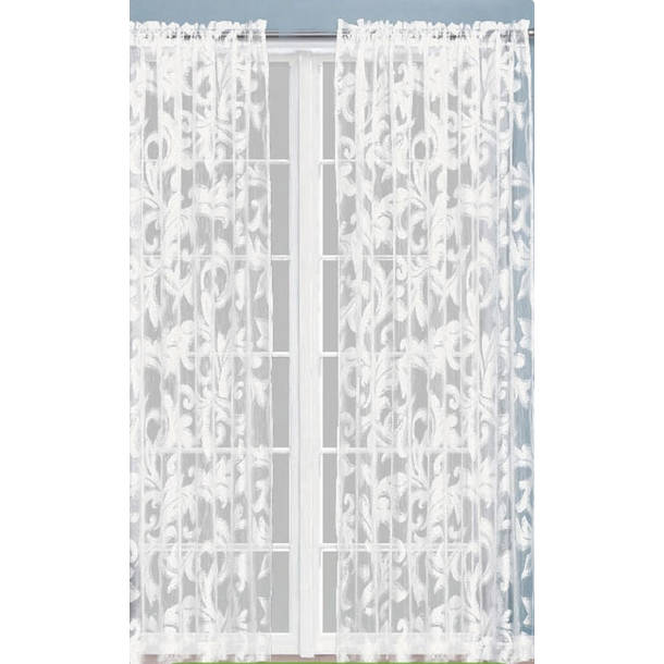 Princess Floral Shower Curtain with Hooks Included & Reviews - Wayfair ...