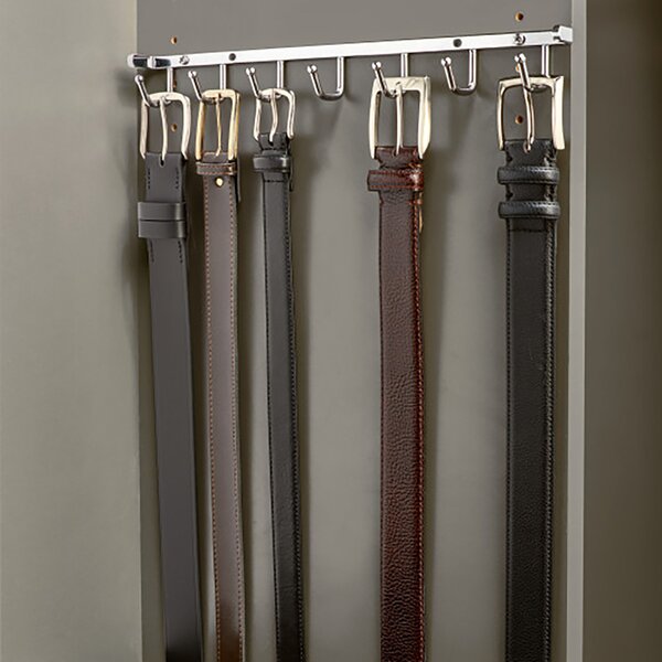 12 Bar Wooden Belt Hanger Tie Hanger Scarf Hanger Belt Rack Storage Organiser 