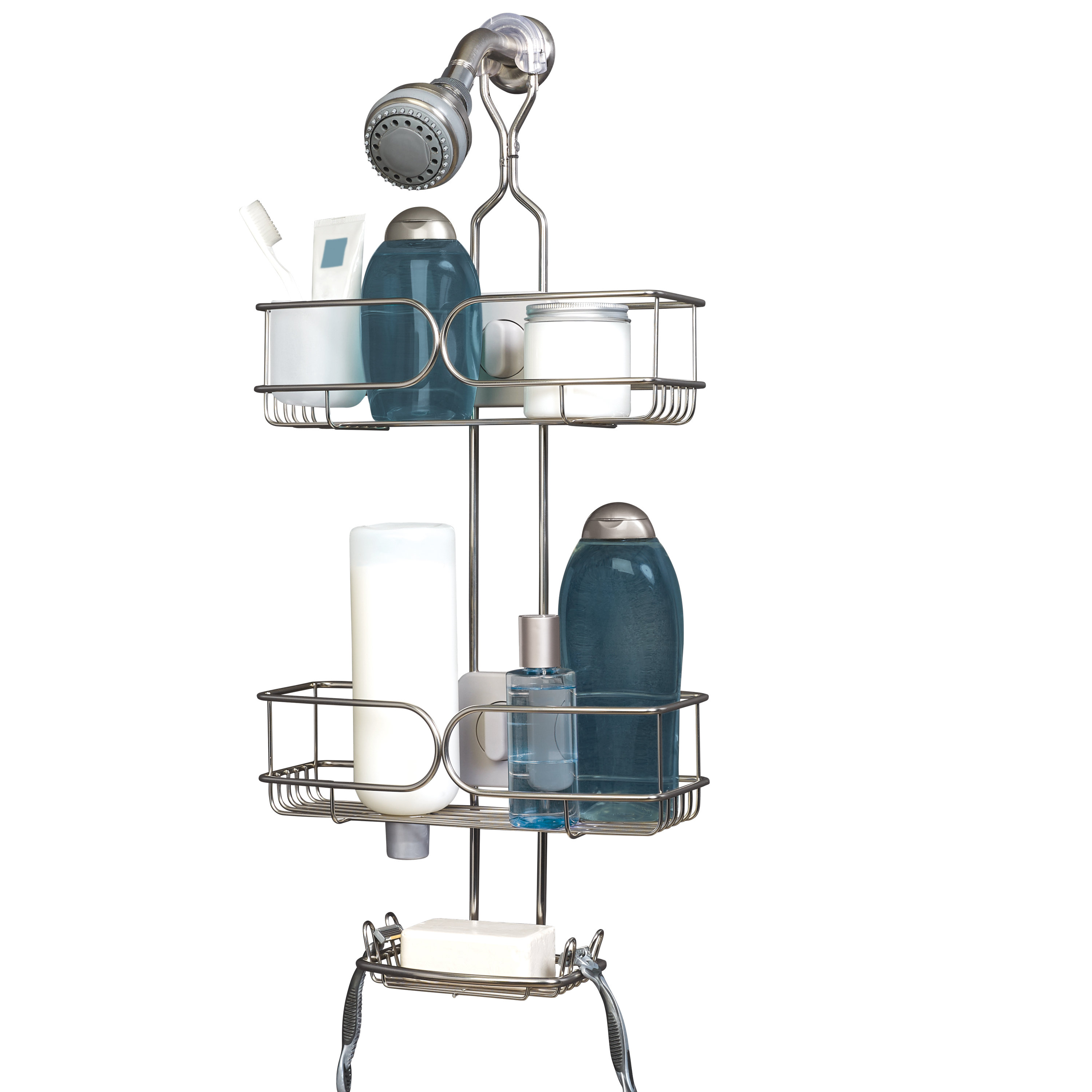 Rebrilliant Fysher Hanging Stainless Steel Shower Caddy & Reviews Wayfair