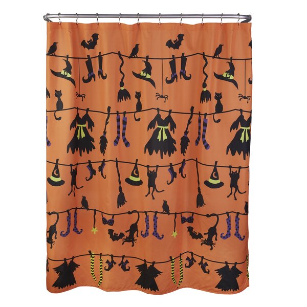 Details about   Halloween Horror Night Zombie Skull Bats Waterproof Polyester Shower Curtain Set 
