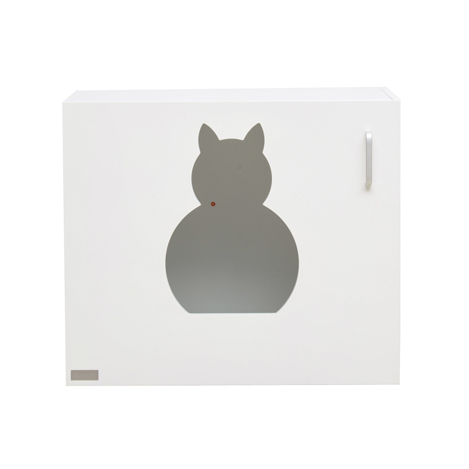 Archie & Oscar Cat Bathroom FurnitureWhite Standard Litter Box
