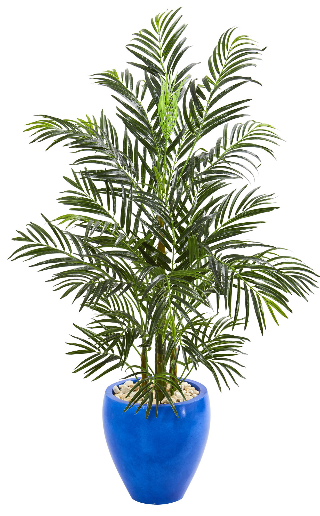 Bay Isle Home 54'' Faux Palm Tree in Ceramic Planter Wayfair