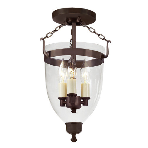 Breakwater Bay Pateros 3 Bulb Outdoor Semi Flush Mount Wayfair