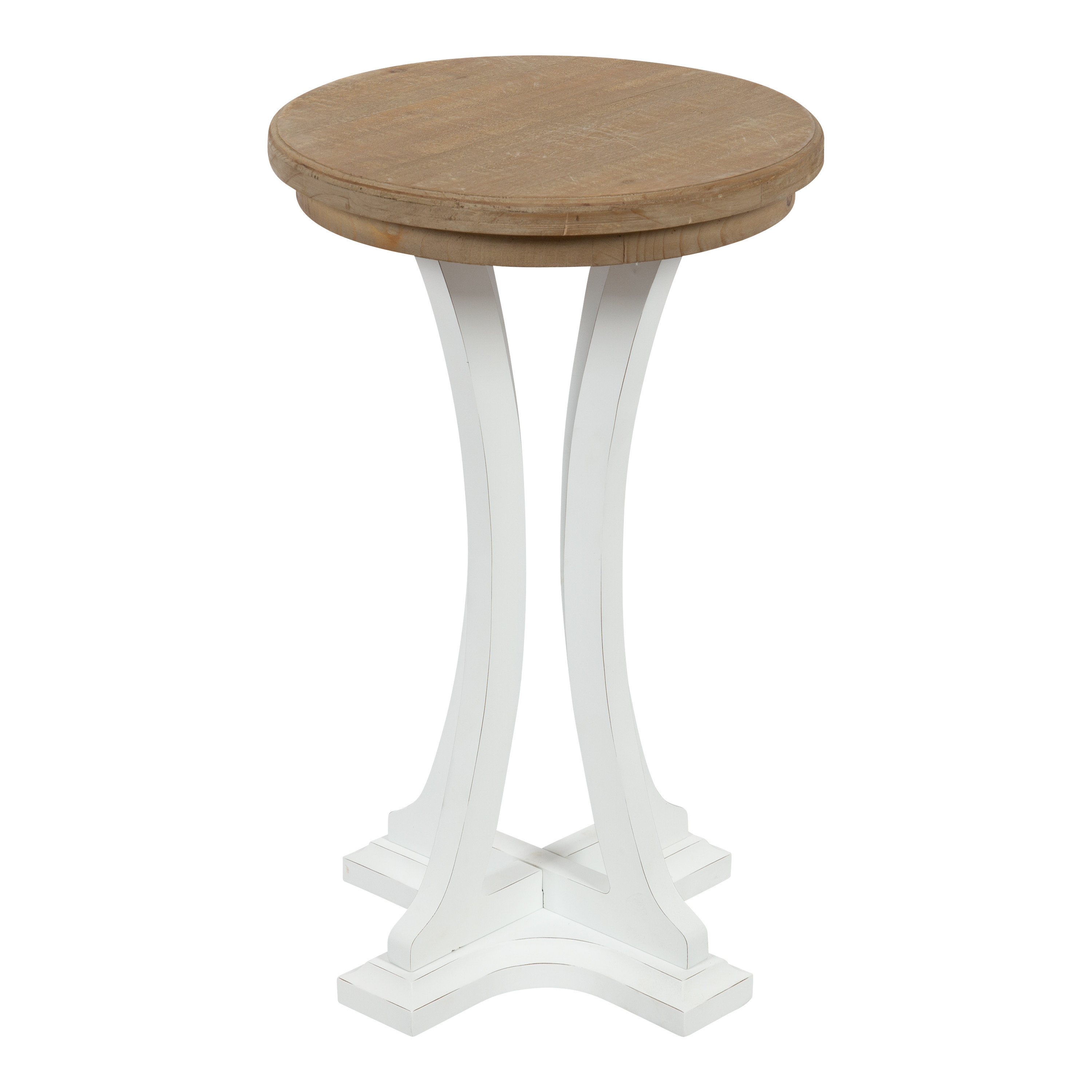 Rosalind Wheeler Anaistacia 26'' Tall Pedestal End Table Wayfair