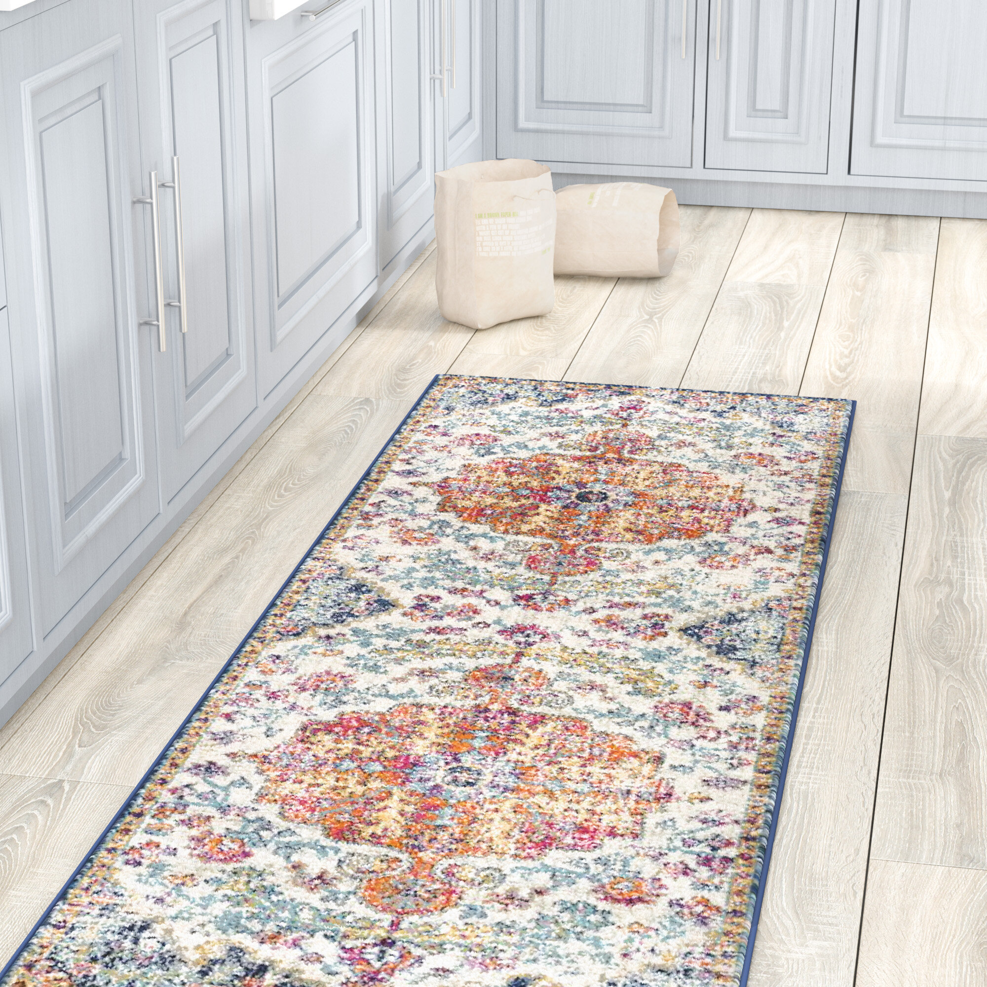 Modern Extra Long Narrow Grey Hallway Runners Soft Traditional Rugs For Hall NEW 