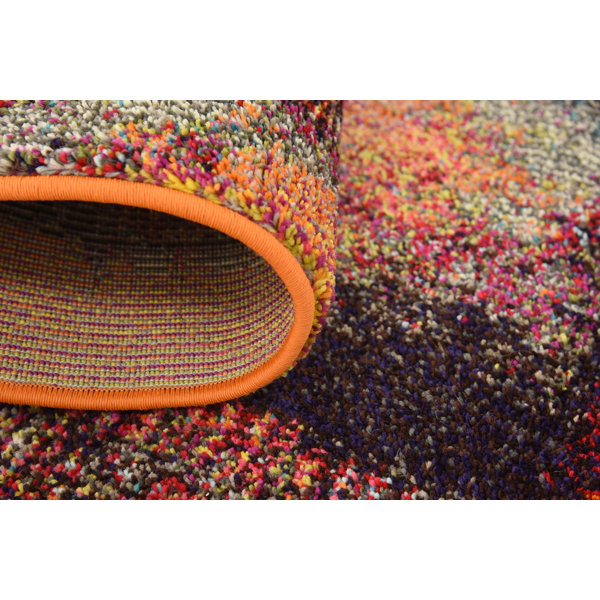 Langley Street Eddins Performance Orange Rug & Reviews | Wayfair