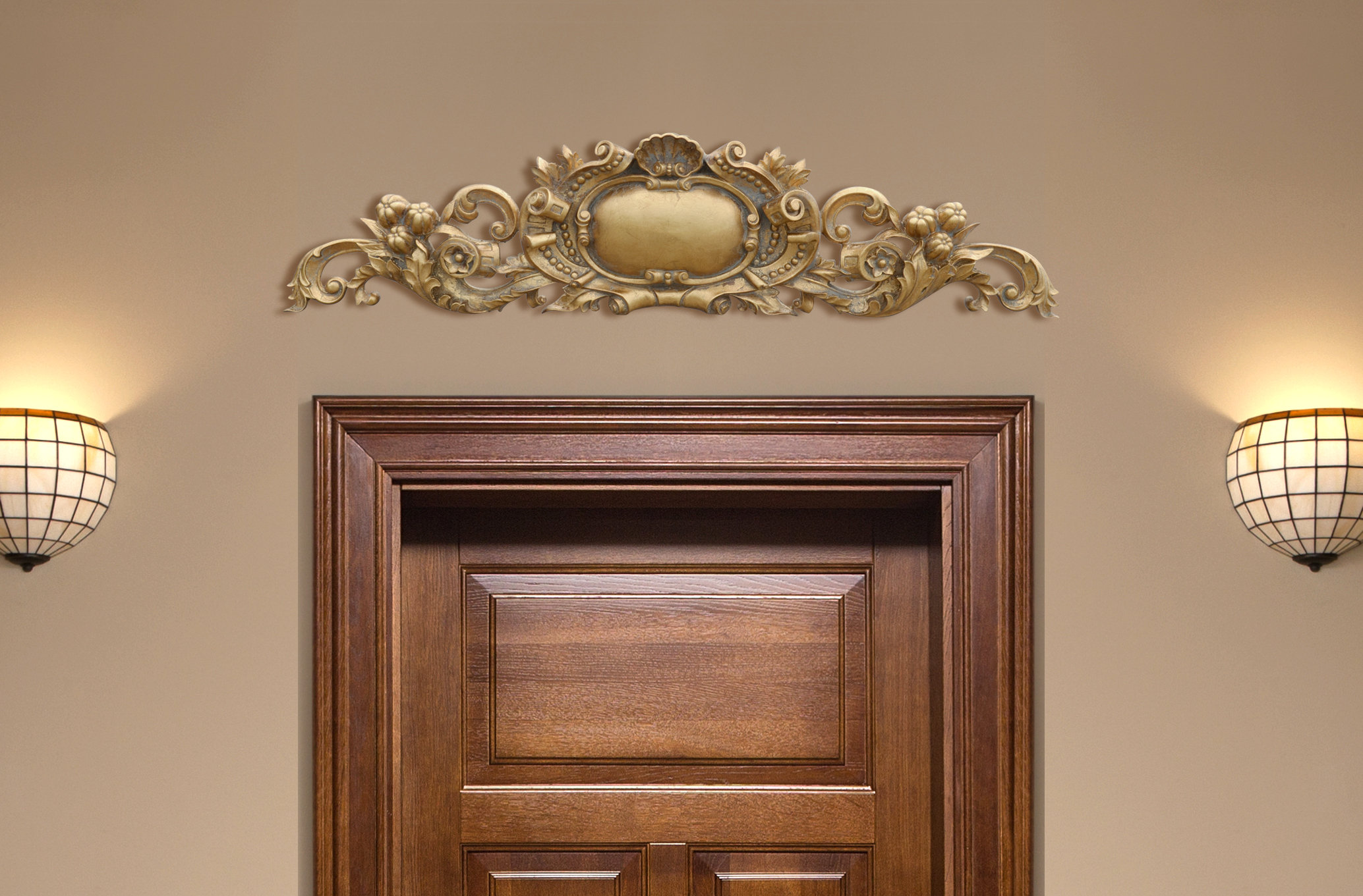 Art Frame Direct Royal 12"H x 50"W x 2 1/2"D Onlay Scroll Wayfair