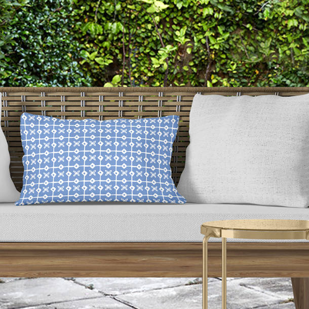 Ebern Designs Aavyn Performance Blue/Periwinkle Rug | Wayfair