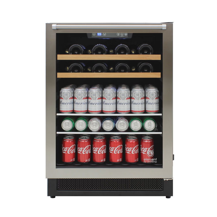 magic chef dual zone beverage cooler