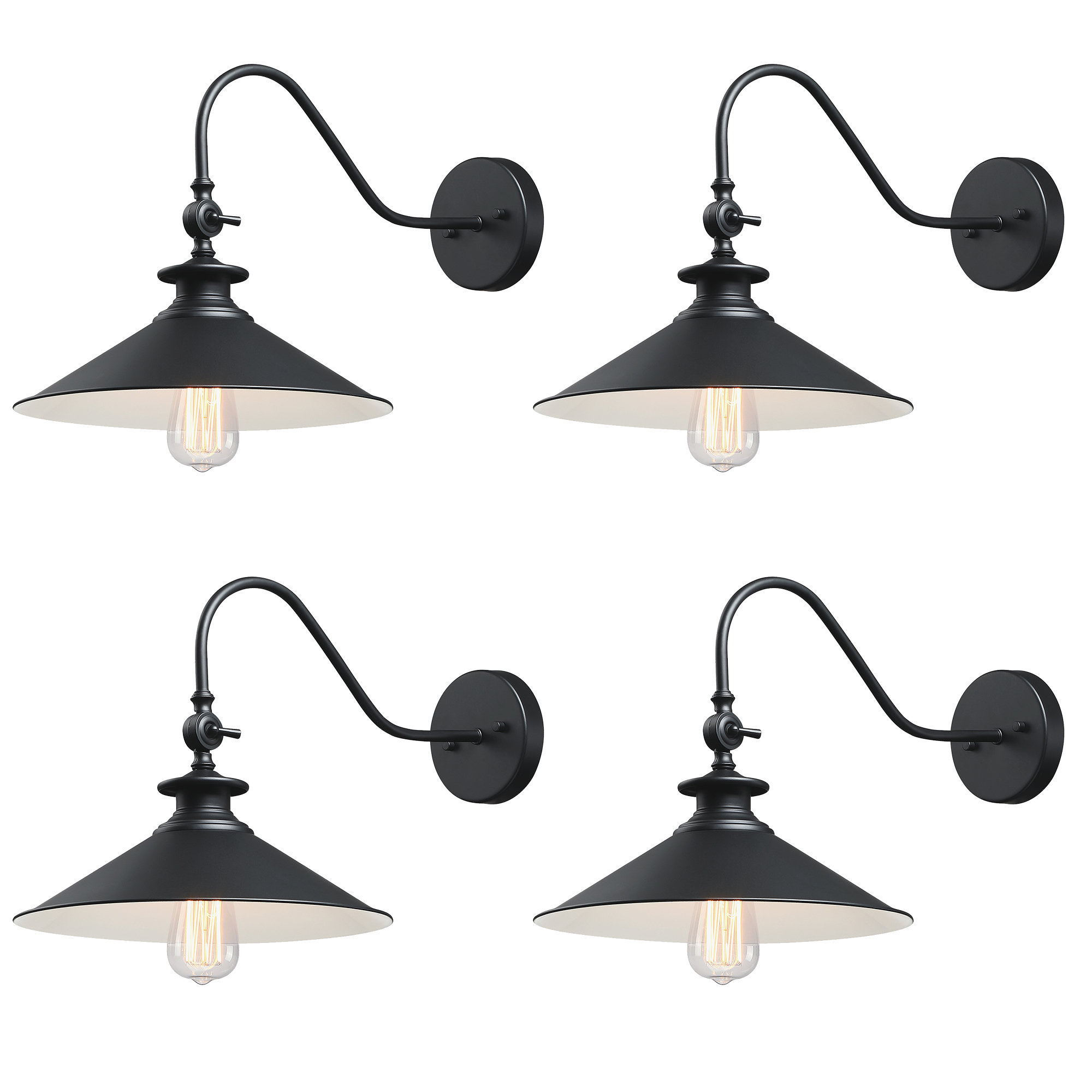 Breakwater Bay Noaim Steel Wall Light Wayfair