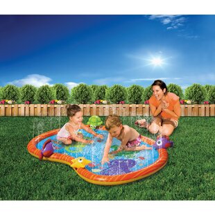 Banzai JR Inflatable Shady Time Duck Pool with Sun Canopy 18 months 
