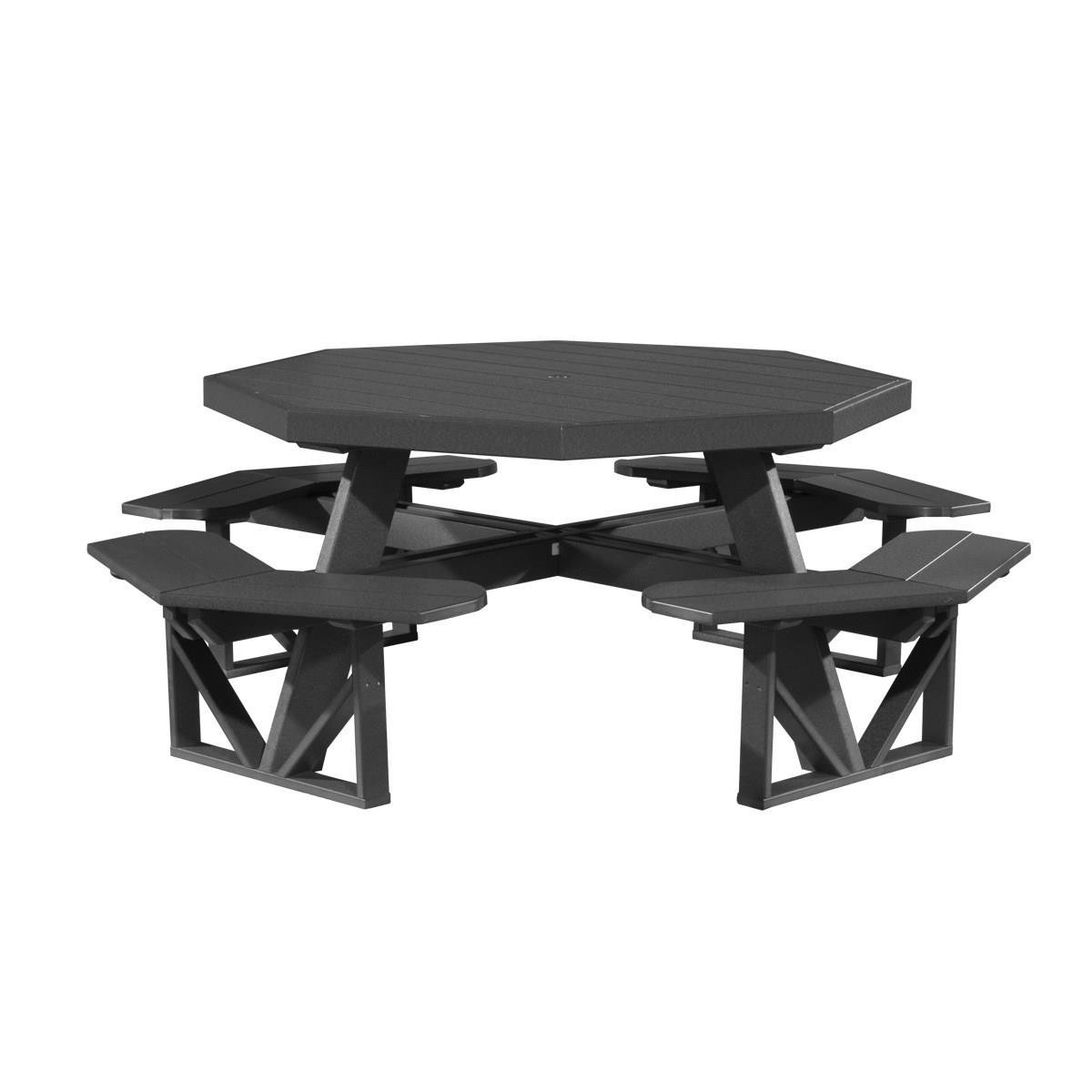 Ebern Designs Zaizi Octagonal 8 Person 85.5'' Long Picnic Table with