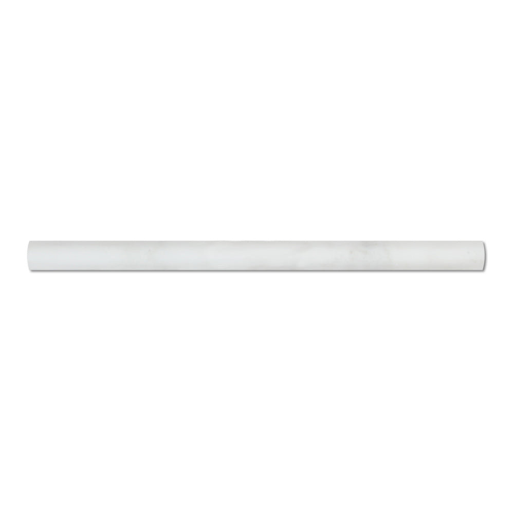 Stone & Tile Shoppe, Inc. Oriental White 3/4" x 12" Bullnose Marble