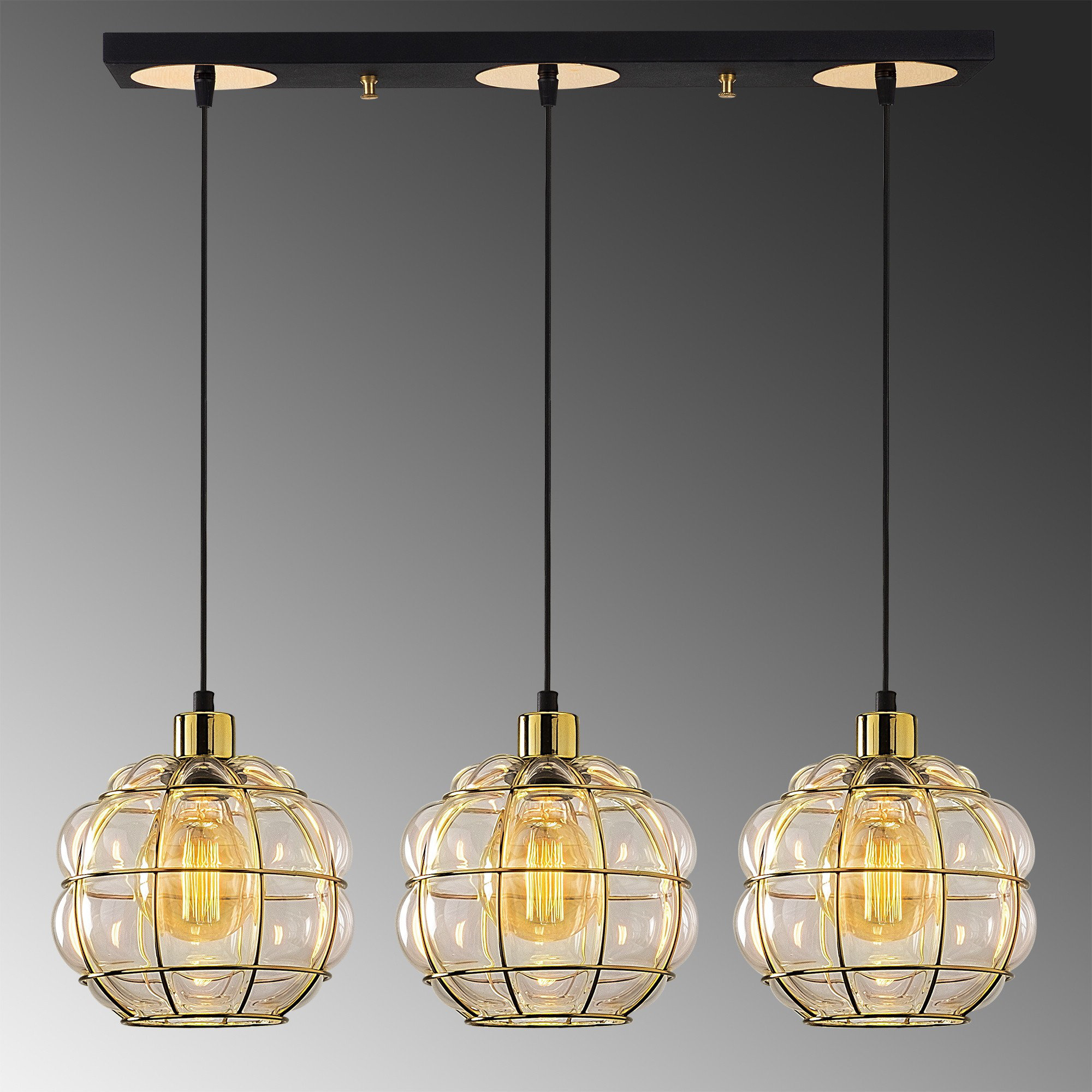 East Urban Home Margolis 3 Light Kitchen Island Globe Pendant Wayfair