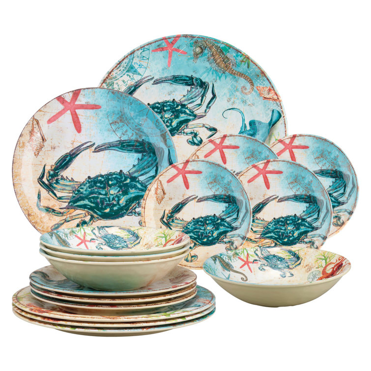 Melamine outdoor dinnerware sets
