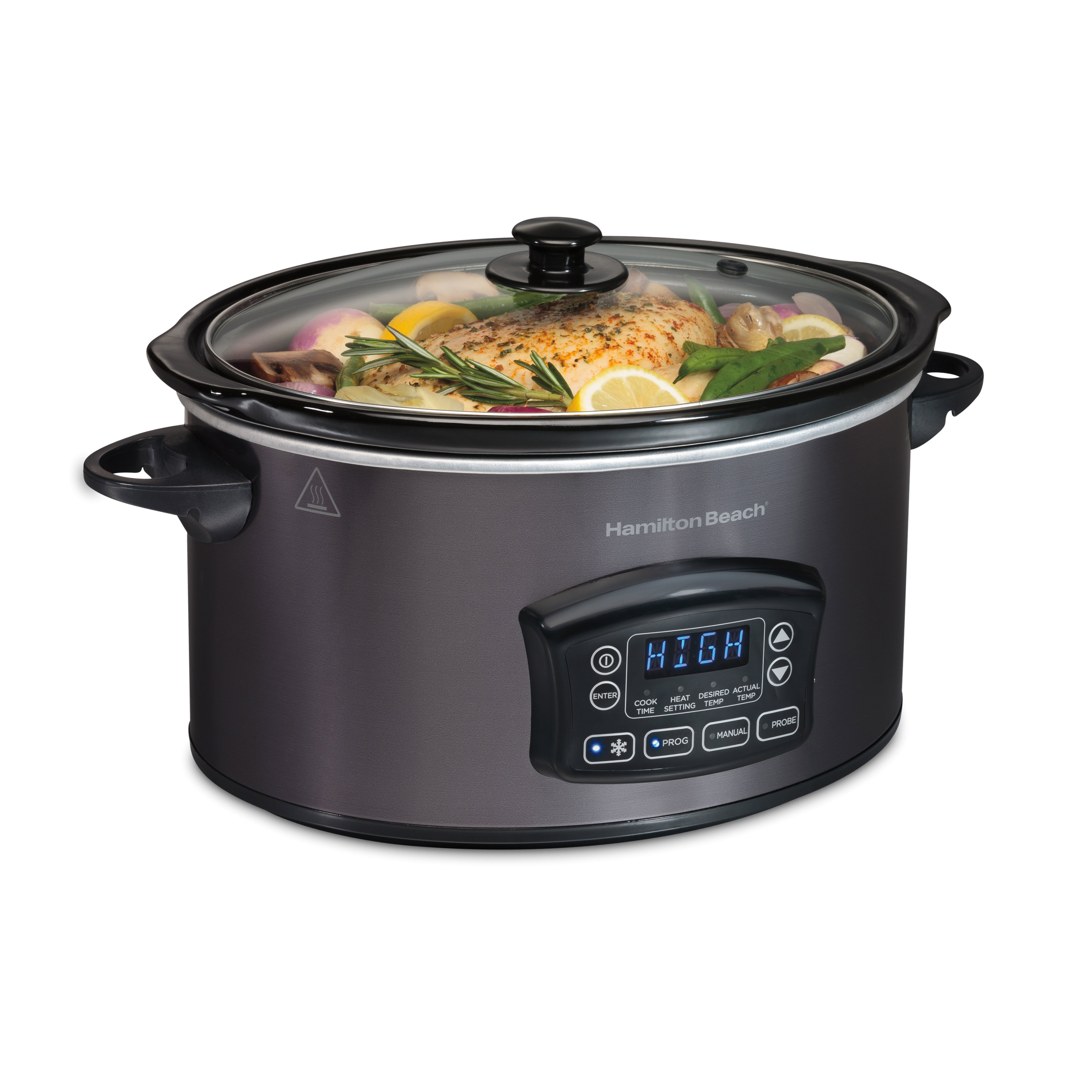 Hamilton Beach® Programmable Defrost Slow Cooker 6 Quart Capacity