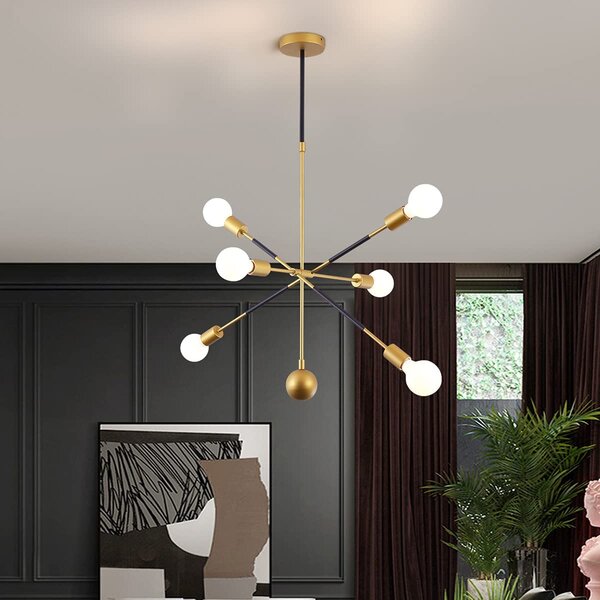 Modern Chandeliers Light Pendant Lighting Industrial Gold Metal Ceiling Fixtures 