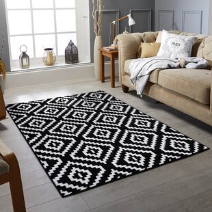Carpet Black Modern London Flat Fabric Sisal Living Room Kitchen 120x170 160x230 
