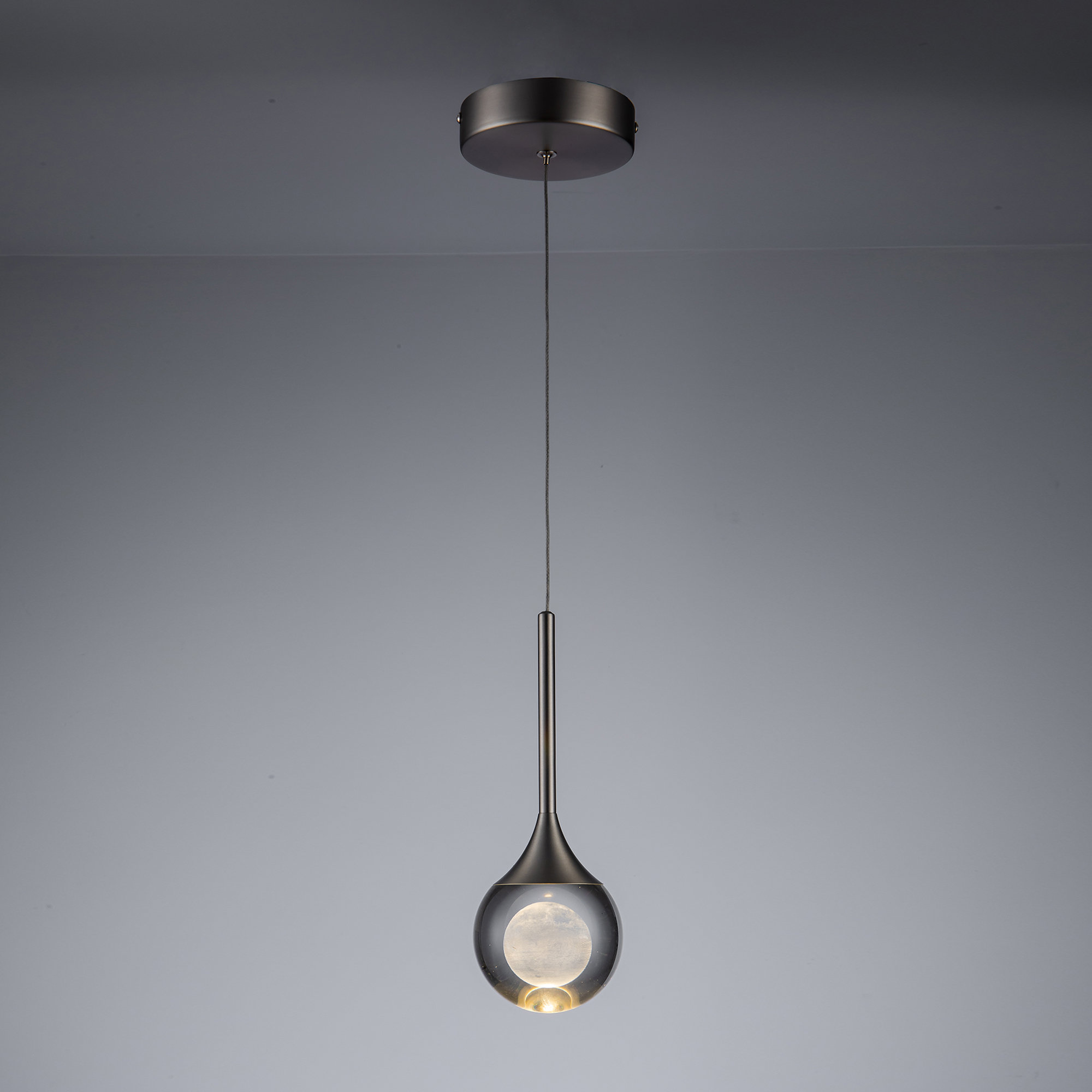 Ivy Bronx Modern Crystal Dimmable Led Pendant Light Wayfair