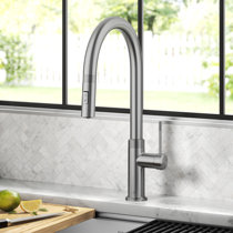 Wayfair | Stainless Steel Kitchen Faucets You'll Love in 2022