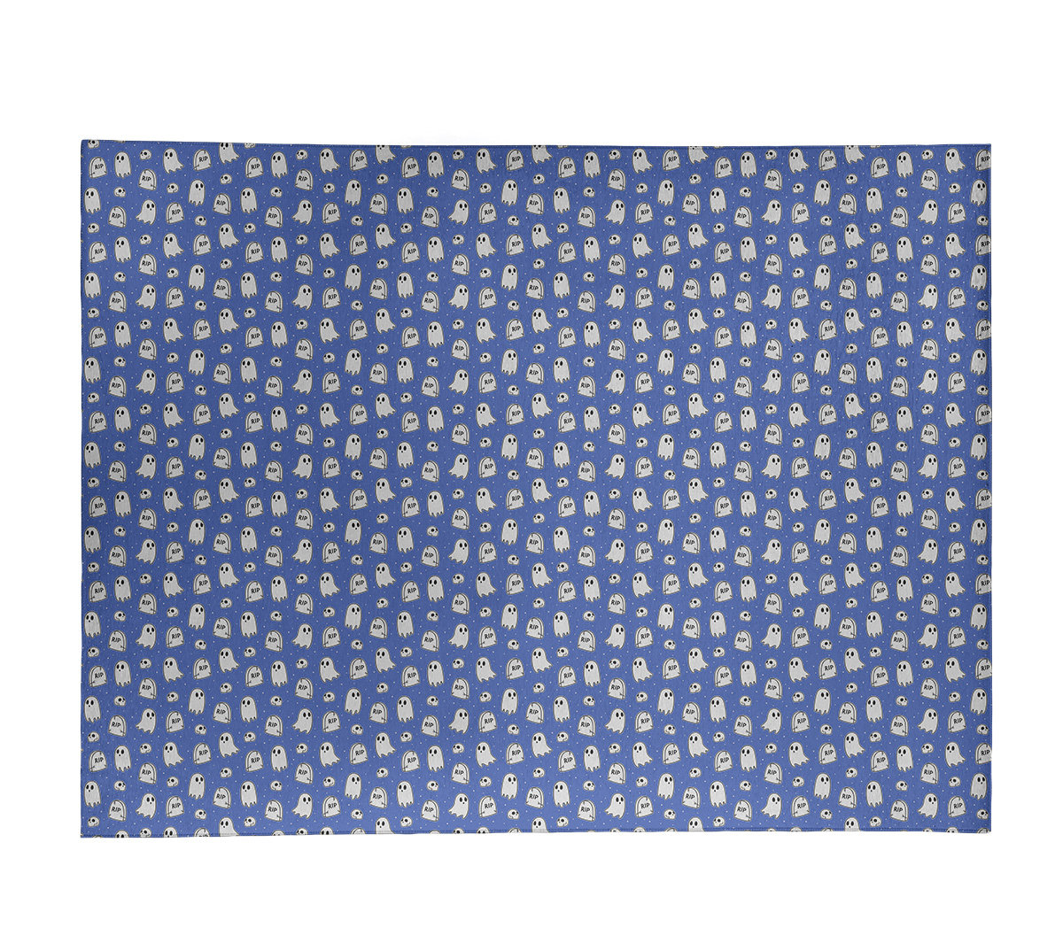East Urban Home Classic Ghosts Blue Area Rug Wayfair