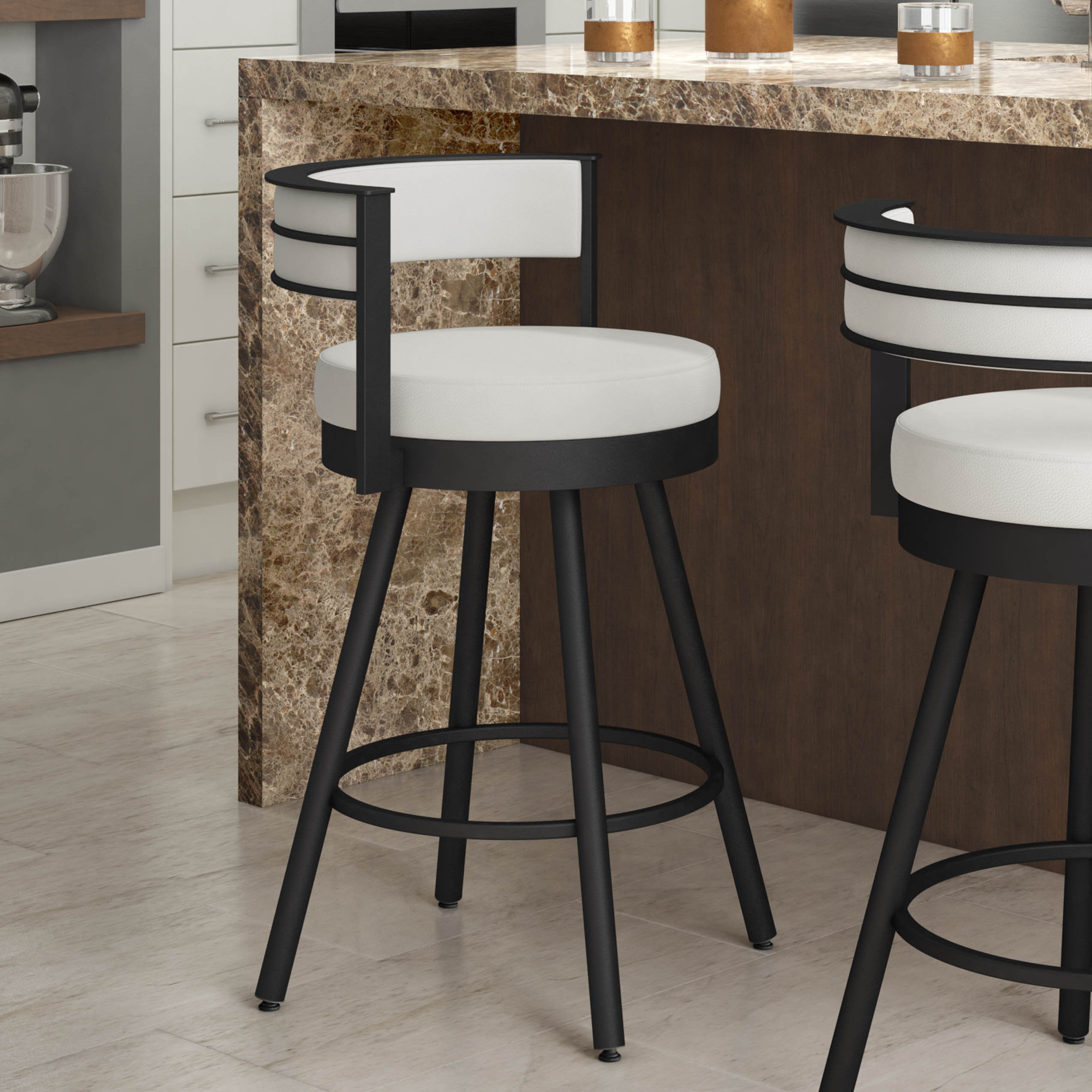 Brayden Studio® Traci Swivel Bar Stool & Reviews Wayfair