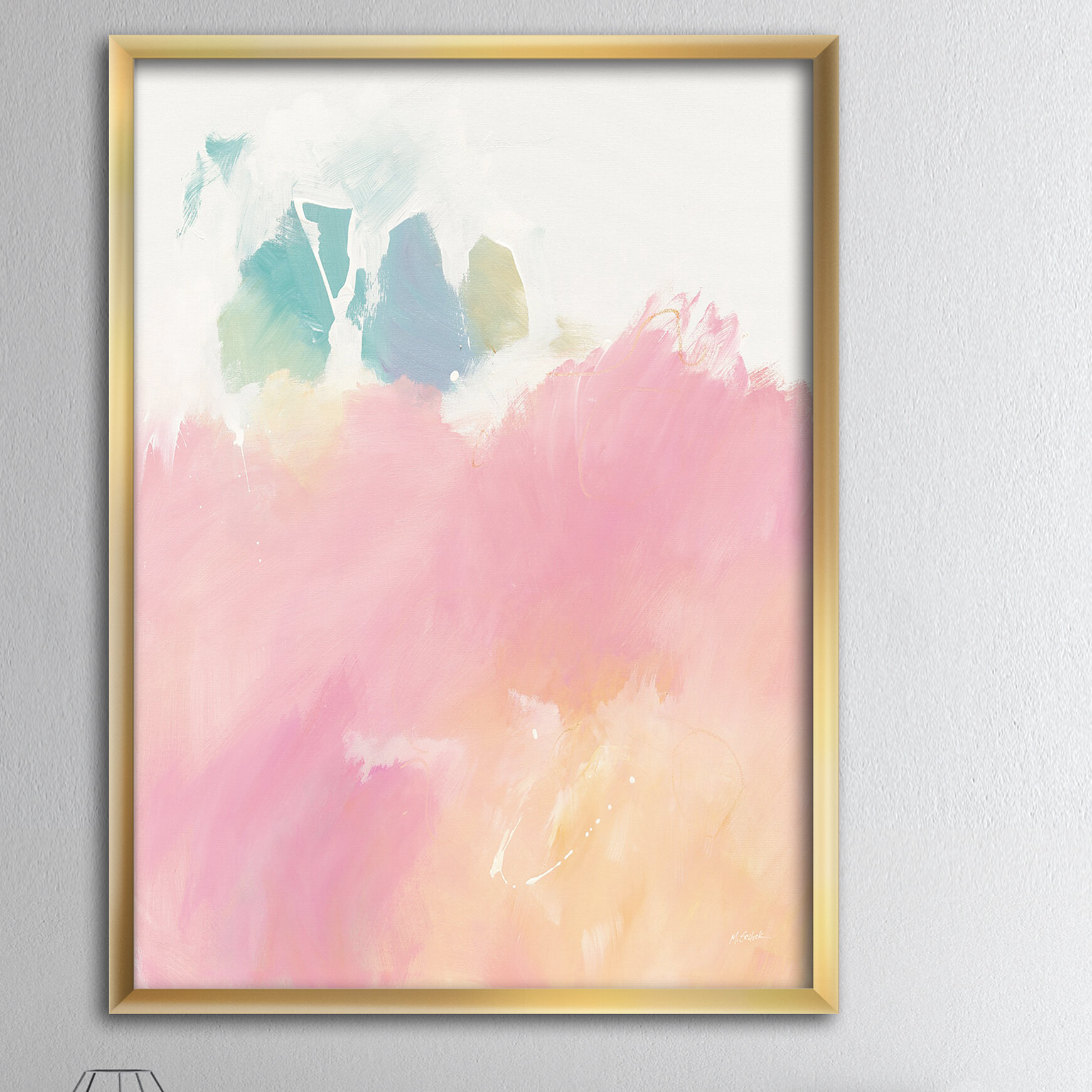 Pink Dream - Picture Frame Print on Canvas