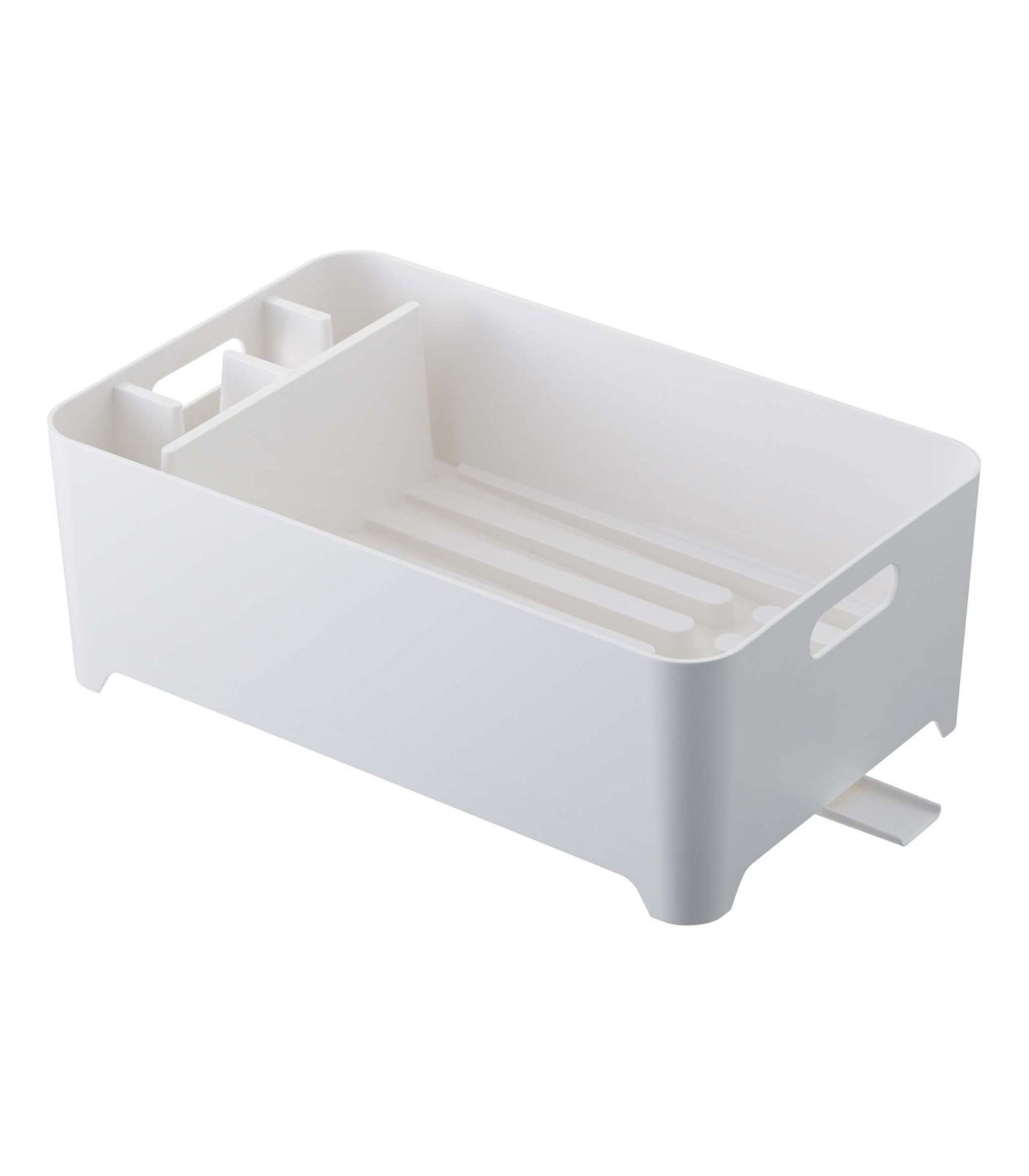 Yamazaki USA Tower Yamazaki Home Dish Drying Rack with Drainage Spout