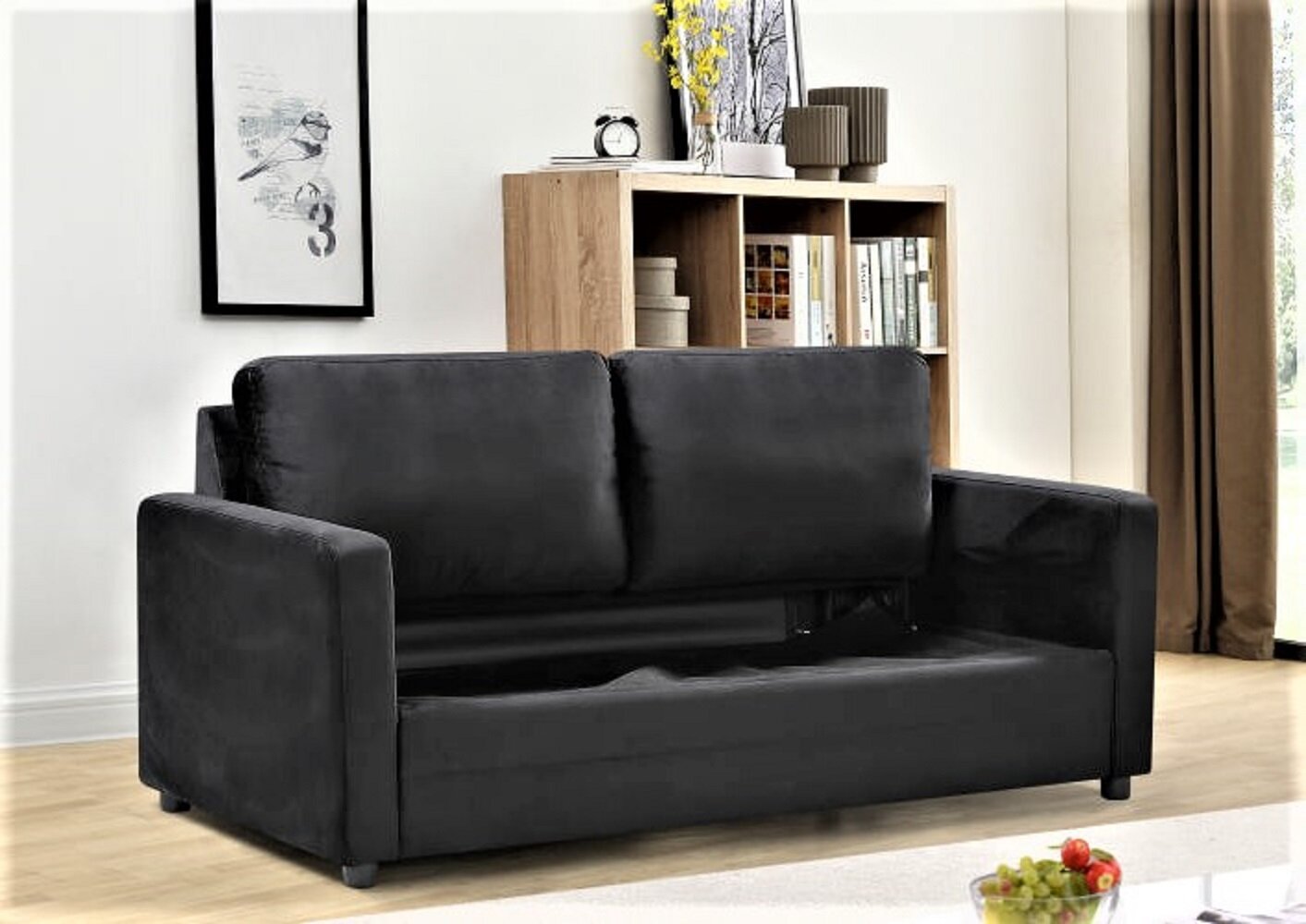 Knightsville 70” Square Arm Sofa Bed