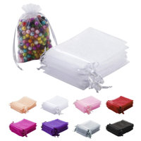 20 x Organza Gift Bags 3"x4" Jewellery Pouches XMAS Wedding Party Candy Favour 