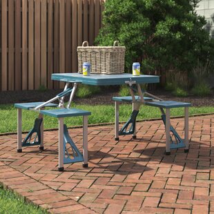 Foldable Portable Picnic Table Outdoor Indoor Camping Dinner Lunch Computer 