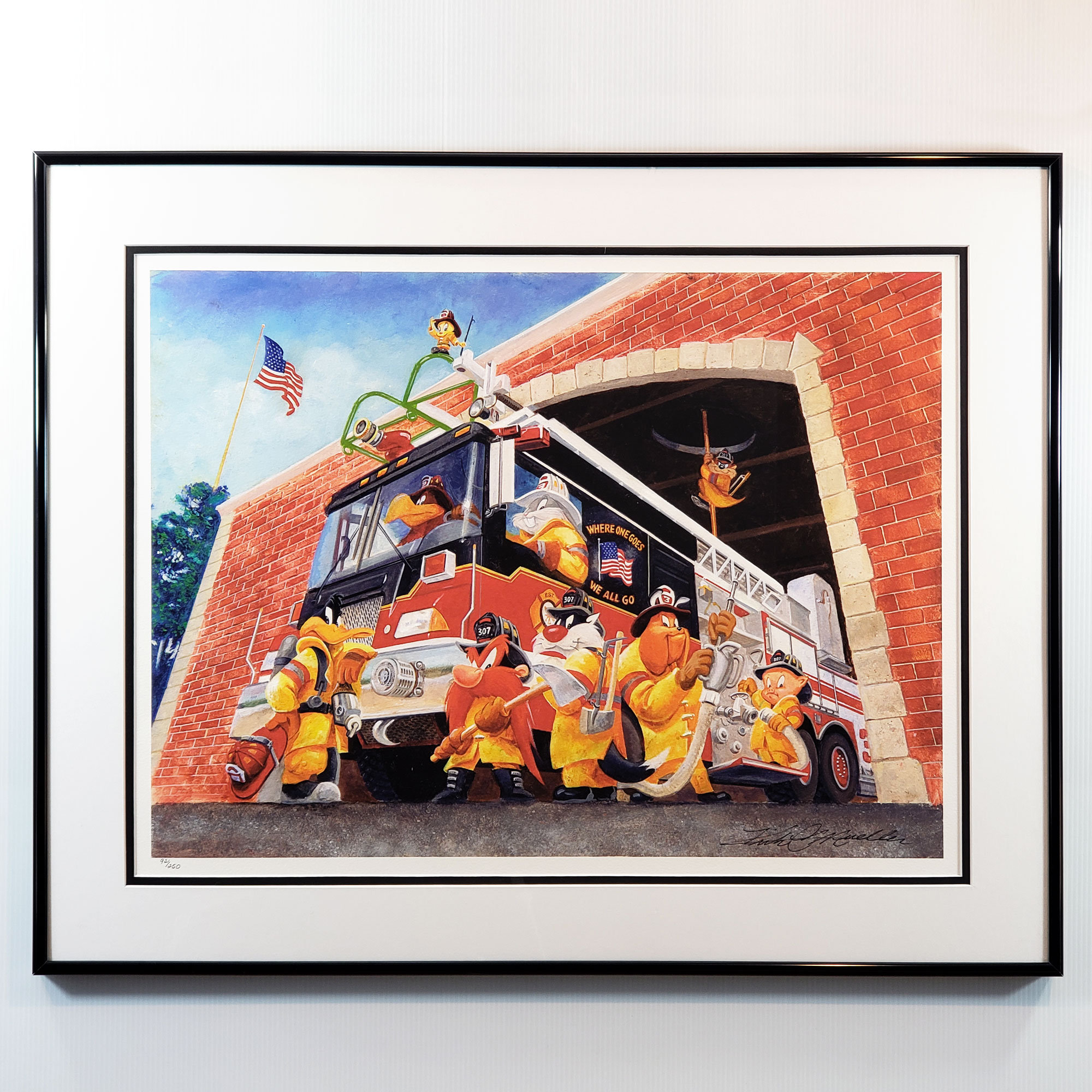Barker animation where one goes we all go picture frame painting