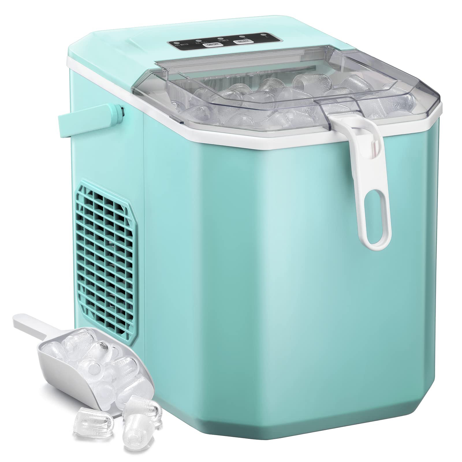 Antarctic Star 26 Lb. lb. Daily Production Cube Ice Portable Ice Maker