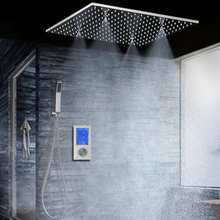Flagstaff Digital Touch Thermostatic Complete Shower System with Rough-in Valve