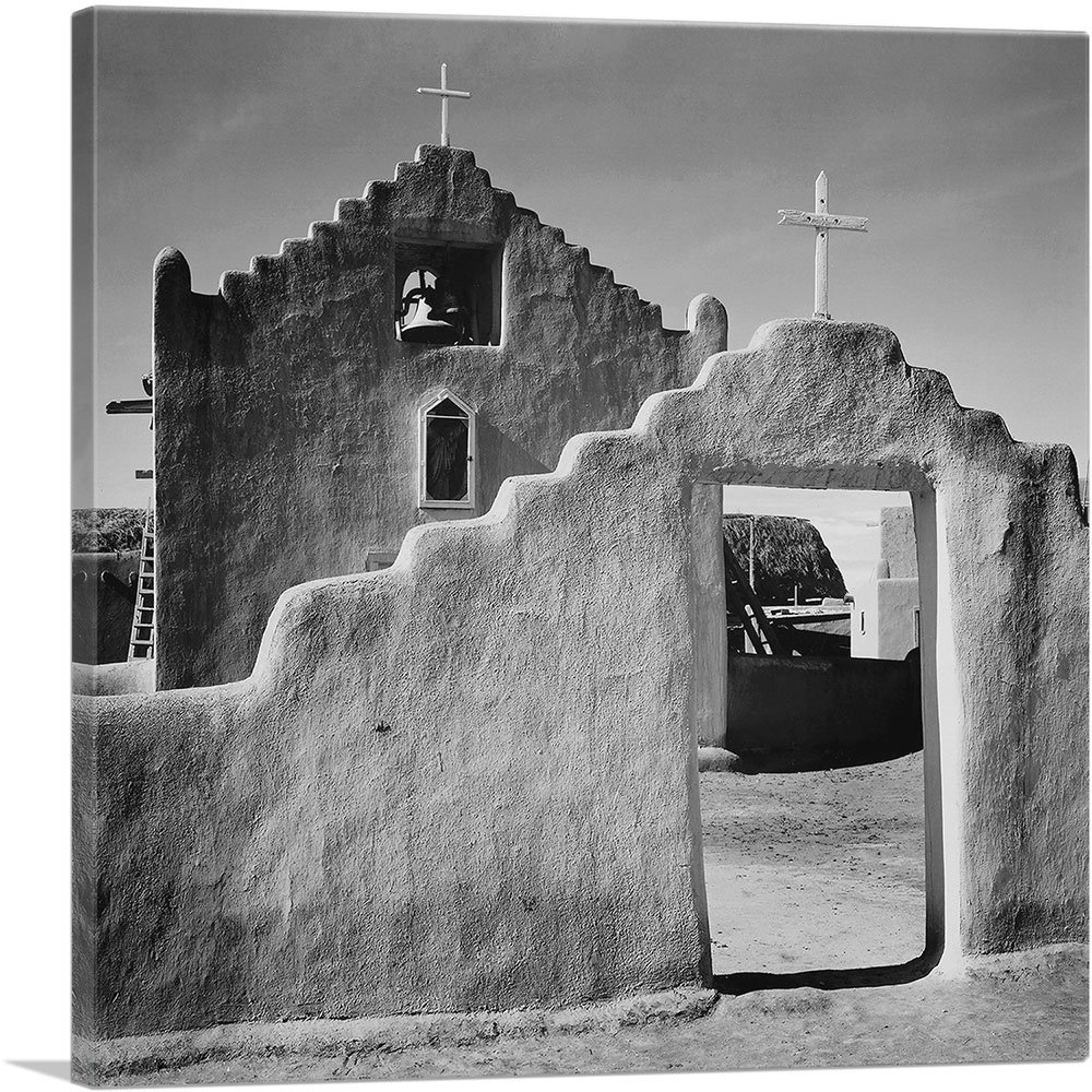 ARTCANVAS Church Gate Taos Pueblo National Historic Landmark New Mexico