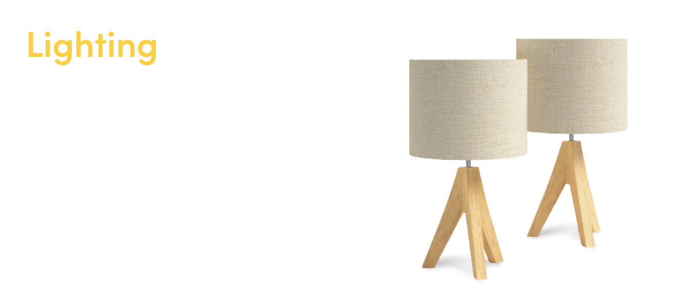 Lighting up to 50% off