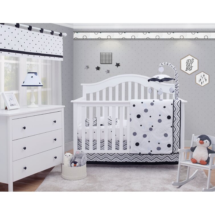 Baby Nursery cot bedding Polka dots Stripes Animals VARIOUS cot quilt bumper set 