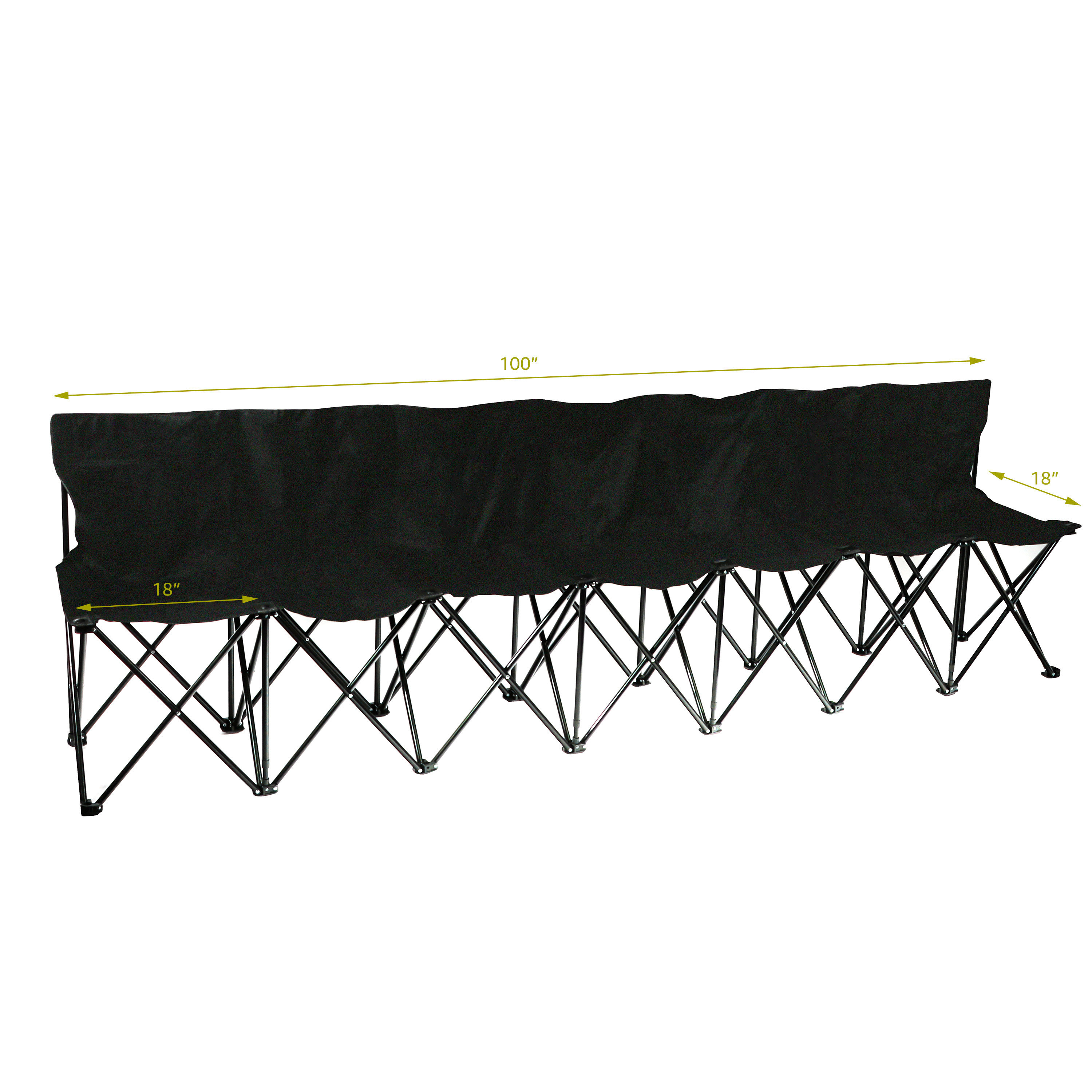 Trademark Innovations Portable 7Seater Folding Camping Bench Wayfair