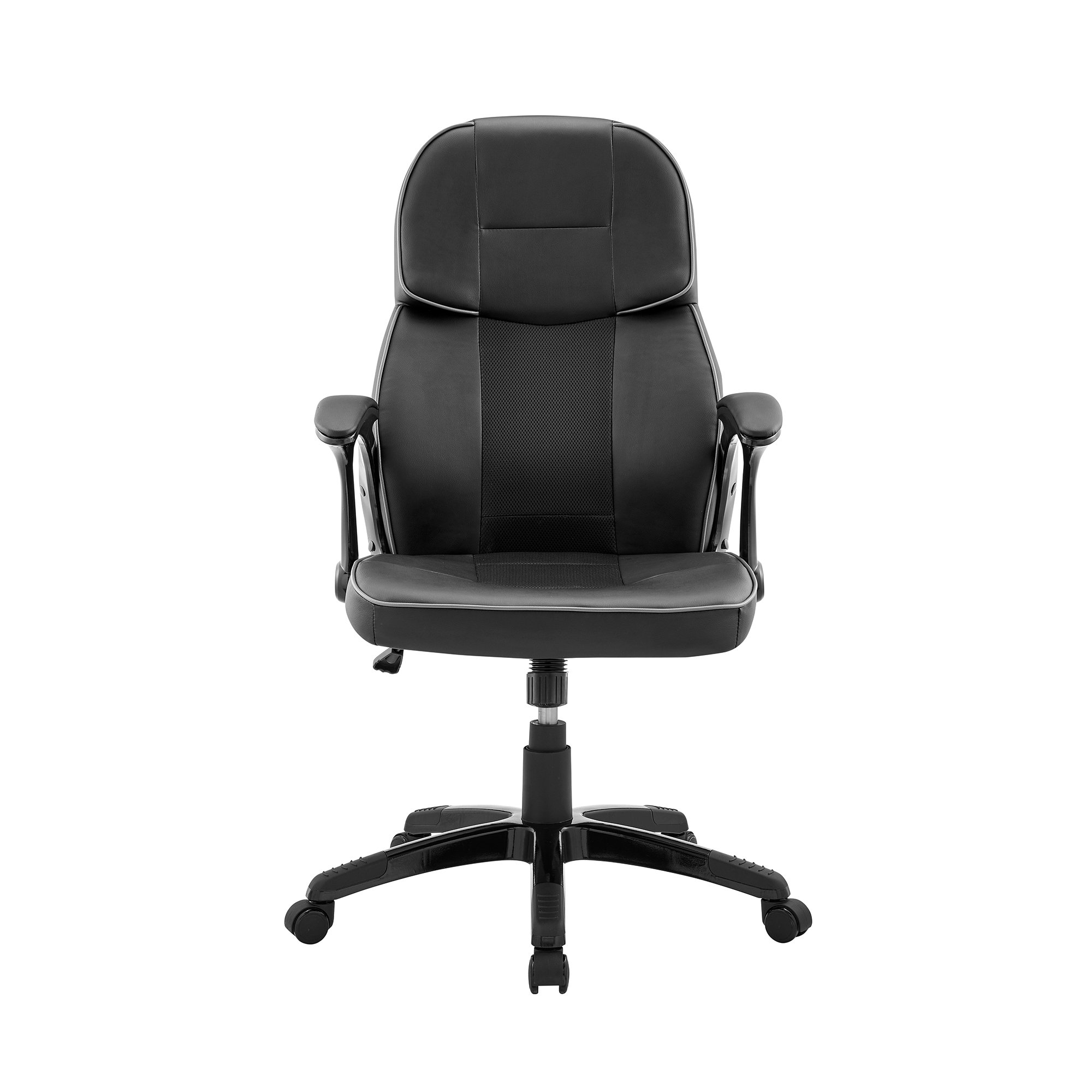 Inbox Zero Adjustable Ergonomic Faux Leather Swiveling PC & Racing Game