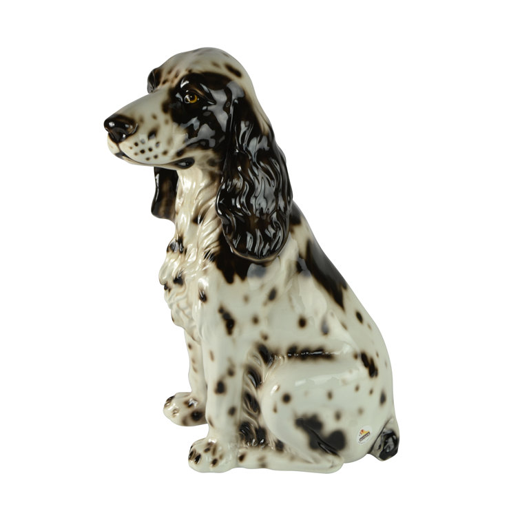 SCULTURA COCKER SPANIEL Cocker Spaniel Vintage Fuso Freddo 6" EUR 39,96 - IT - Foto 14