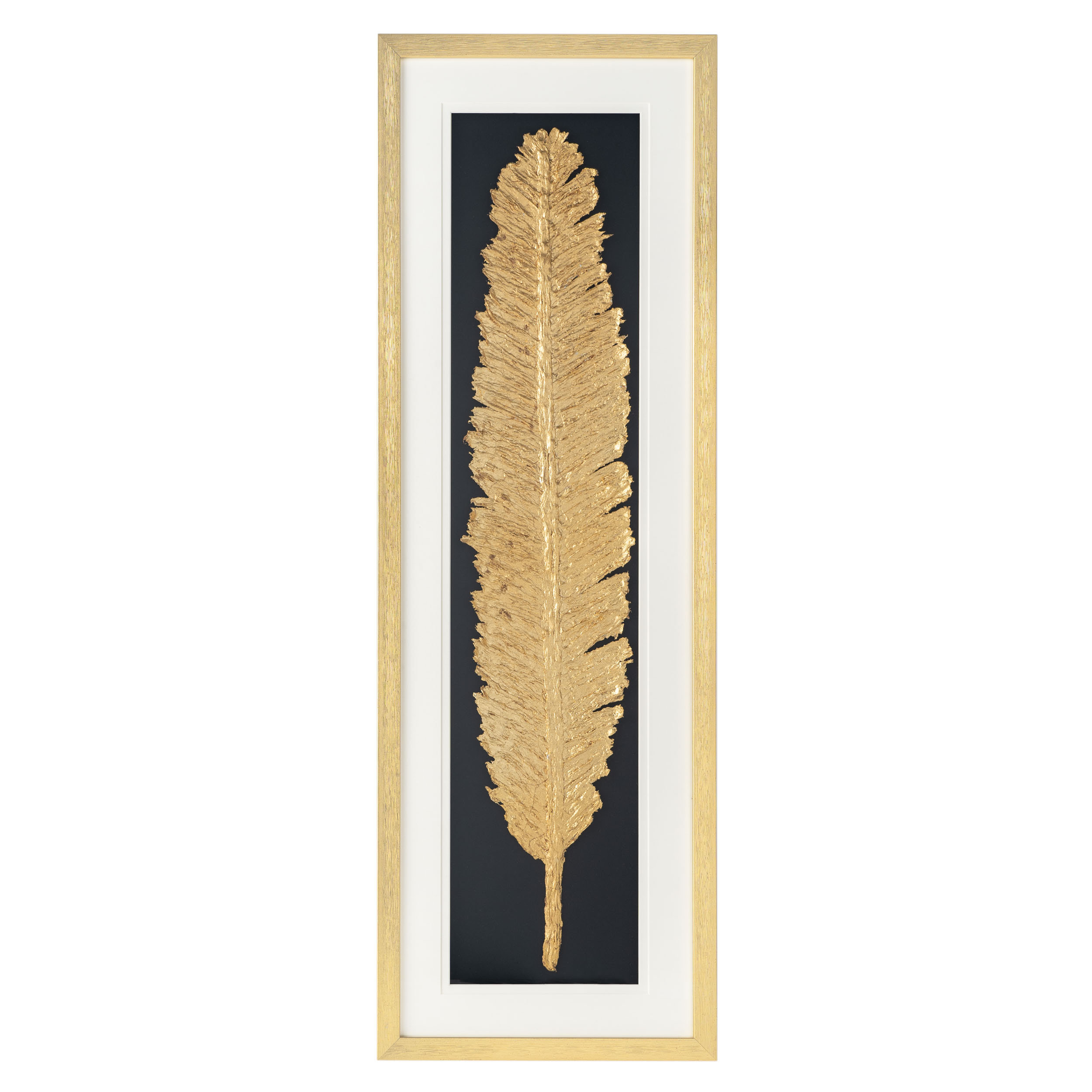 Gild Metallic Feather Wall Décor Wayfair