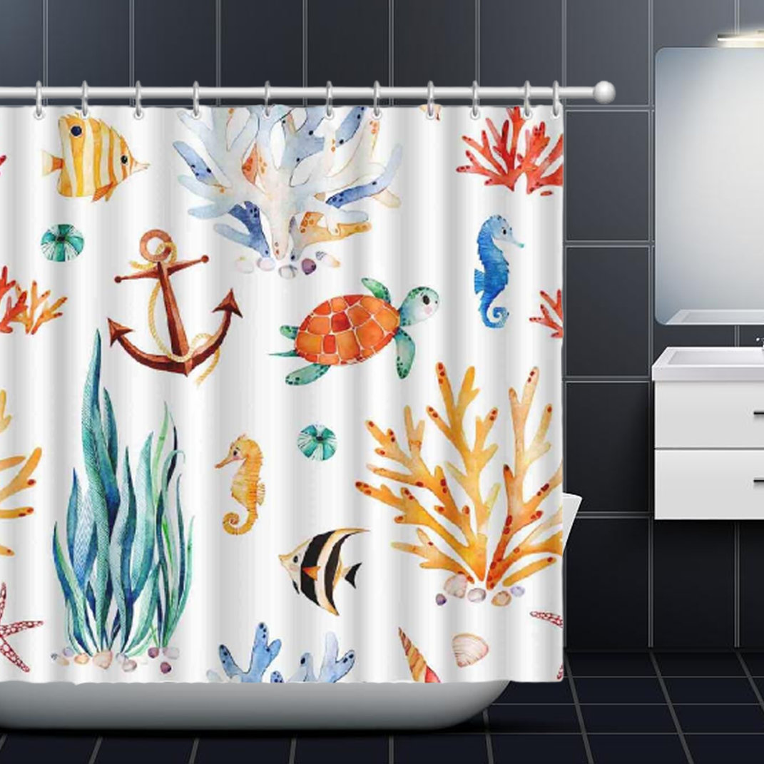 animal print shower curtain hooks