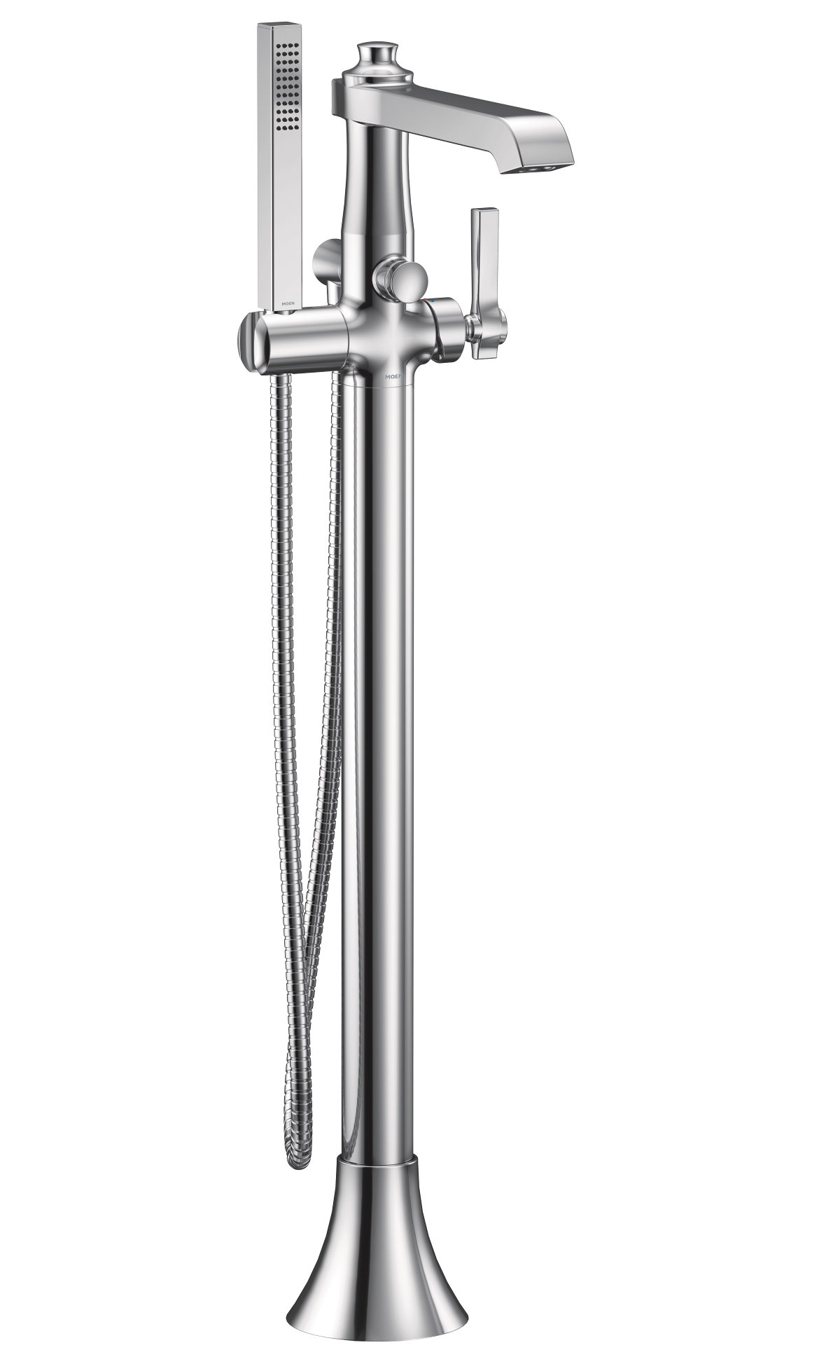 Moen Flara Single Handle Floor Mount Freestanding Tub Filler with