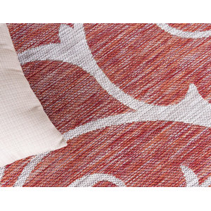 Charlton Home® Coutu Rust Red Indoor/Outdoor Rug & Reviews | Wayfair