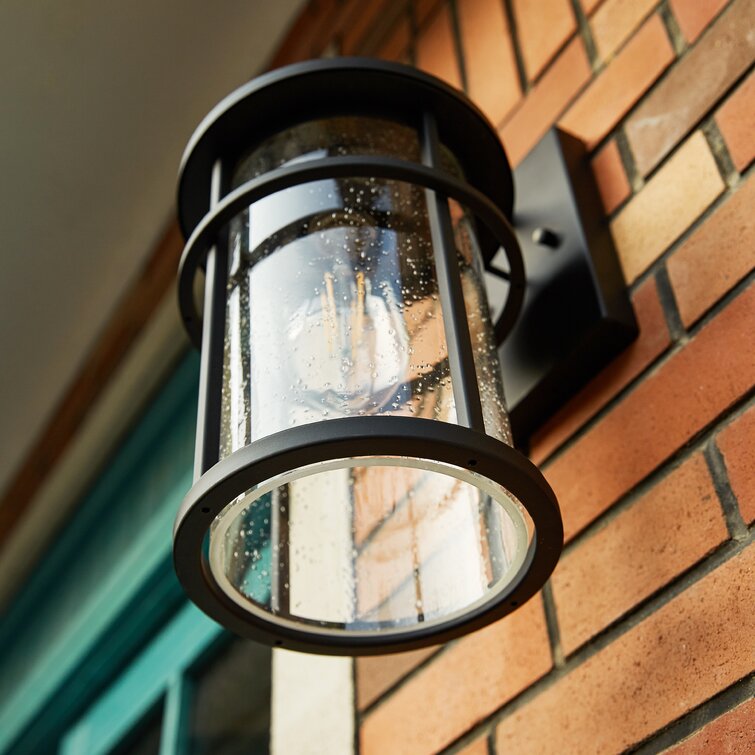 Outdoor Exterior Lantern Lighting Fixture Outdoor Wall Sconce Black 
