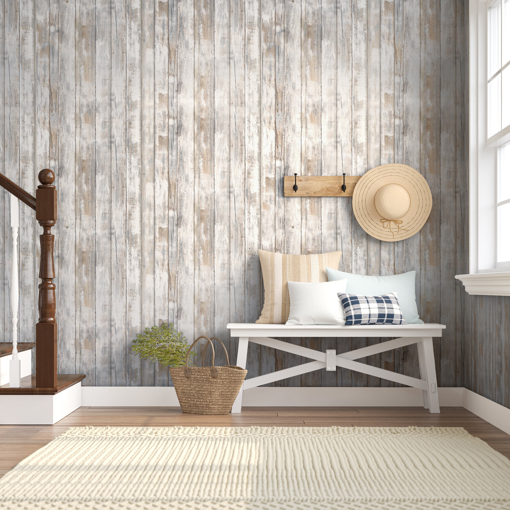 Cream Smooth Plain YH17900 Neutral Wallcovering Bedroom Wallpaper Modern 